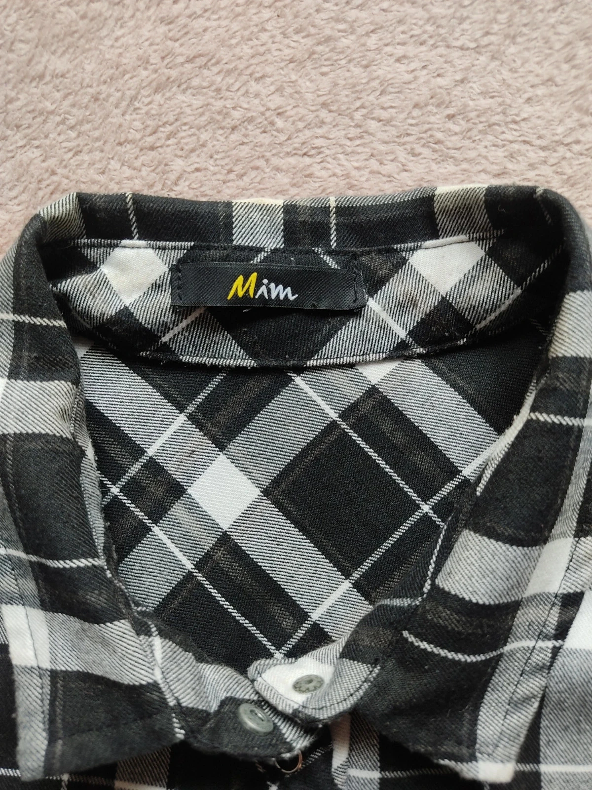 👚 Mim plaid shirt/shirt - Size 44 - Very good condition – photo 5